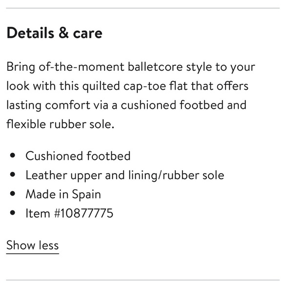 Paul Mayer Attitudes Ballet Flats White/Black Women’s Classic Chic - Picture 11 of 11